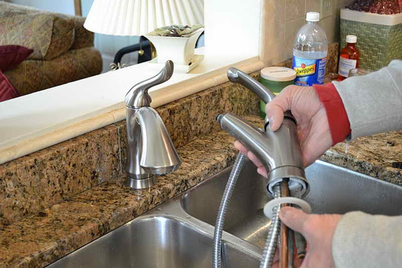 homewyse kitchen sink faucet install